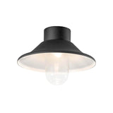 Vega LED Deckenleuchte 700lm 3000K Schwarz, klares Glas