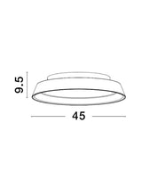 Vela LED Deckenleuchte Ø 45cm 3000K
