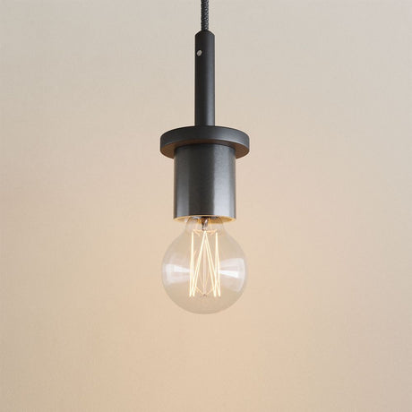 s.luce Velo Glas-Pendelleuchte Aufhängung 150cm Schwarz