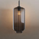 s.luce Velo Gallery szklana lampa wisząca podwieszana 500cm czarna