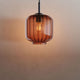 s.luce Velo Gallery szklana lampa wisząca podwieszana 500cm czarna