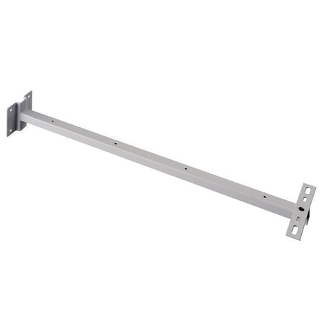 Forlængerstang til Outdoor Beam & Zyklop spotlight sølv 80cm, sølvgrå vægholder, 80 cm lang.