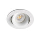 Verstellbare Einbaulampe ARGÓN GU10 Weiß in modernem Design mit einer hochwertigen LED-Lampe.