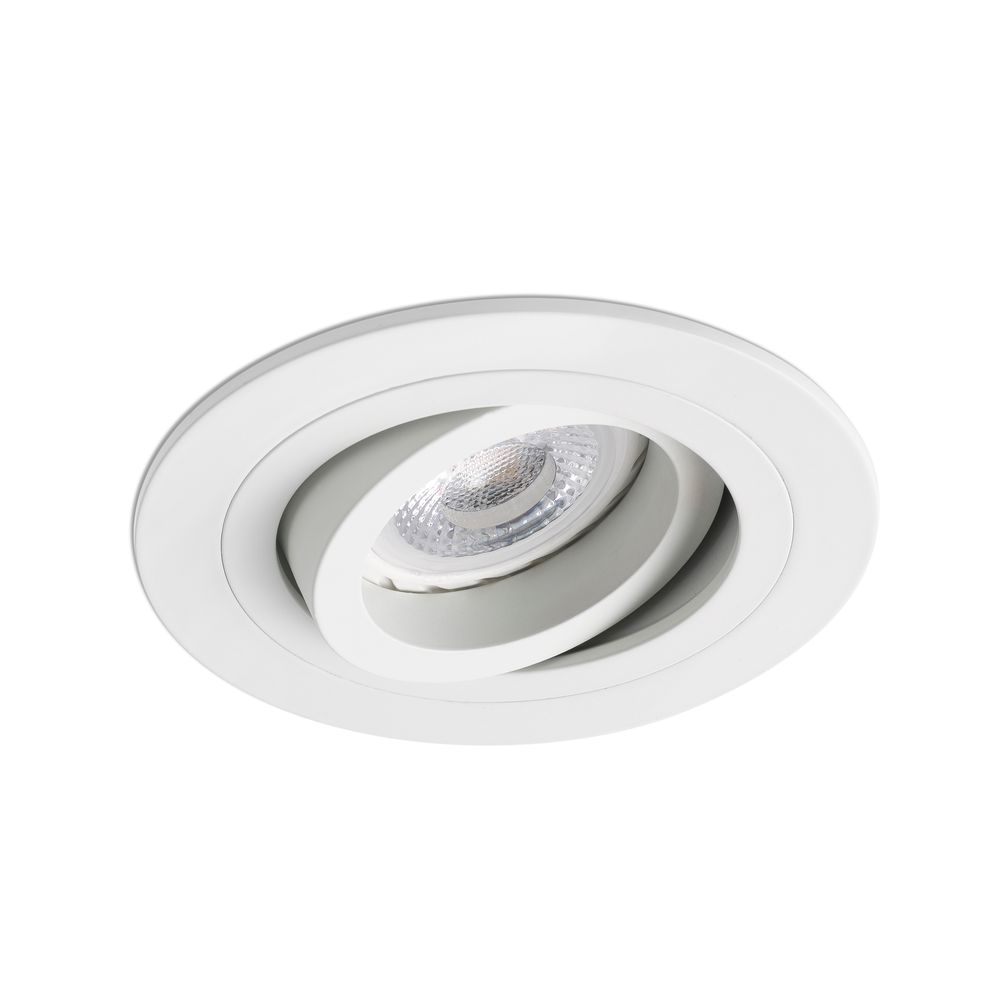 Adjustable recessed lamp Radón GU10 white