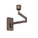 Verstellbare Wandleuchte ARTIS Bronze mit modernem Design und verstellbarem Arm in Bronze-Finish.