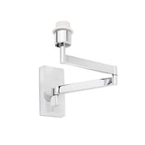 Adjustable wall lamp artis without umbrella chrome