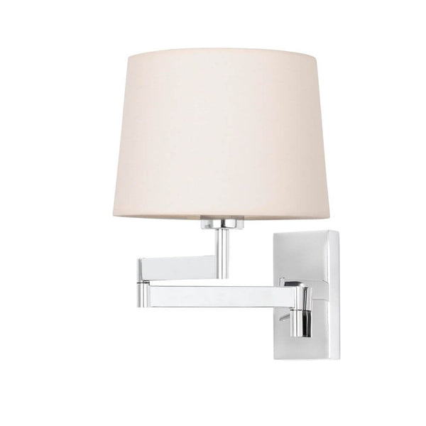 Verstellbare Wandleuchte ARTIS ohne Schirm Chrom mit flexiblem Arm und modernem Wandmontage-Design
