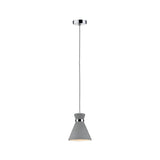 Verve Pendelleuchte IP44 max 20W E27 Grau Chrom Beton