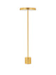 Vetro LED Stehlampe H 136cm Ø 40cm 3000K in elegantem Gold-Design für modernes Wohnen.
