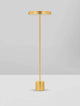 Vetro LED Stehlampe H 136cm Ø 40cm 3000K in eleganter goldner Ausführung für modernes Interieur.