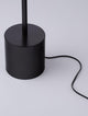 Vetro LED Stehlampe H 136cm Ø 40cm 3000K, minimalistische schwarze Base mit Kabel, modernes Design.