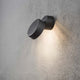 Vicenza LED Außenwandleuchte 230lm , 3000K Schwarz, Acrylglas an einer Wand montiert