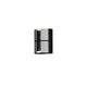 Vidar LED Wandleuchte Silber in Schwarz/Silber mit verstellbarem Lichtaustritt und Up- & Downlight.