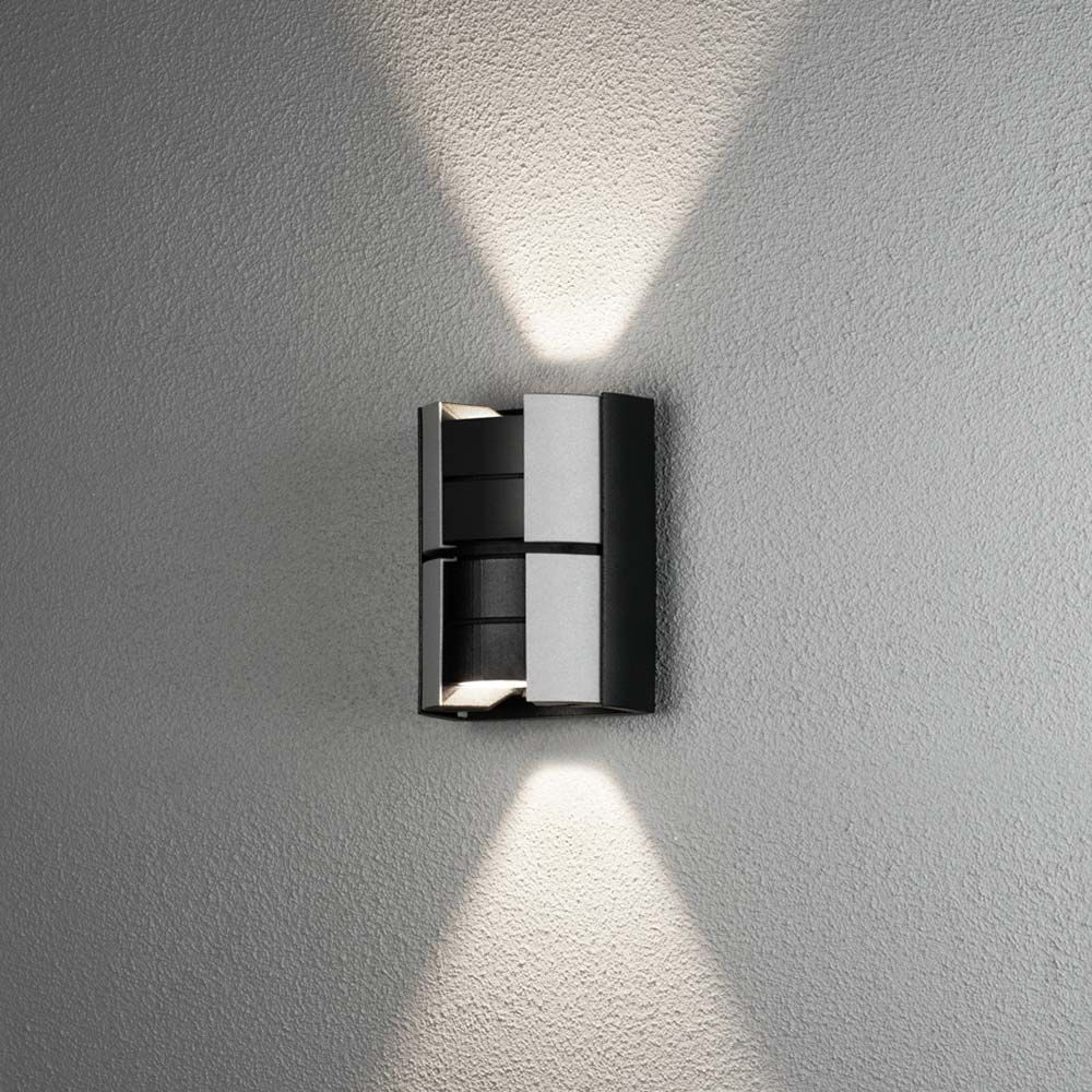 Vidar LED Wandleuchte Silber  Konstsmide   