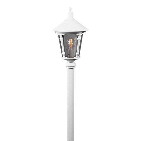Virgo pole light White, smoke-coloured acrylic glass with an elegant design and classic shape.