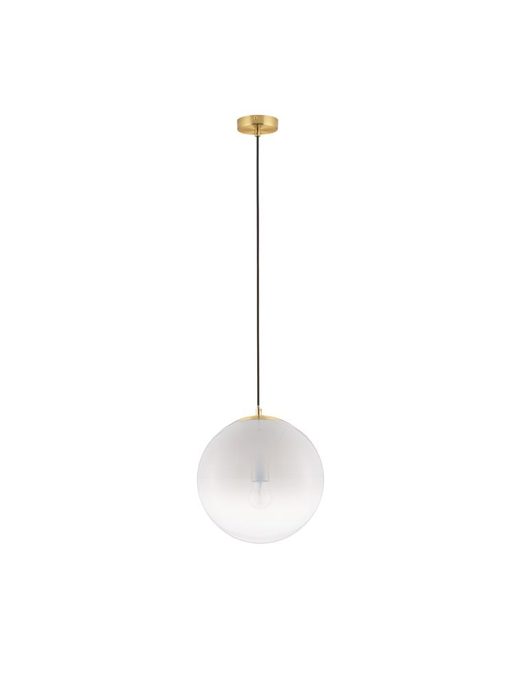 Vita Pendelleuchte E27 Gold, Weiß