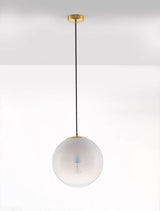 Vita pendant lamp E27 gold, white