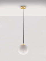 Vita pendant lamp E27 gold, white