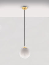 Vita Pendelleuchte E27 Gold, Weiß