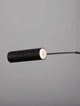 Voice LED Stehlampe 3000K Schwarz, moderne Stehlampe mit eleganten Design in Schwarz.