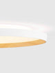 Vomos Deckenleuchte Ø 60cm 2700, 3000K – modernes Design mit Holzdekor und warmem Licht.