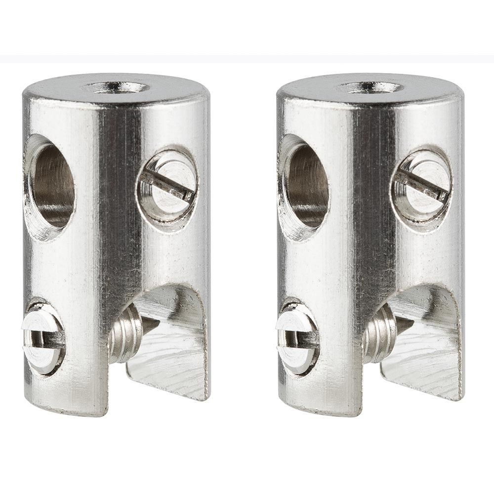 WS L&E Seilklotz Seilsysteme 2er Pack - hochwertige Halogen Seilsysteme Zubehör