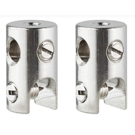 WS L&E Seilklotz Seilsysteme 2er Pack - hochwertige Halogen Seilsysteme Zubehör