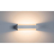 Wall Ceiling Bar WL LED 1x5,5W Blanc alu – applique murale moderne avec émission de lumière vers le haut et vers le bas.