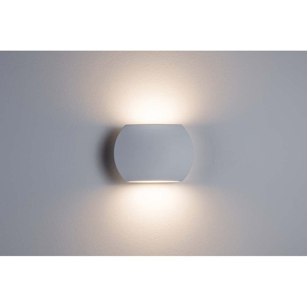 Plafond mur Bocca WL LED 2x3W Aluminium blanc