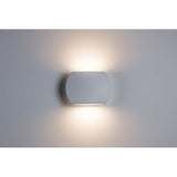 Wall Ceiling Bocca WL LED 2x3W Weiß Alu