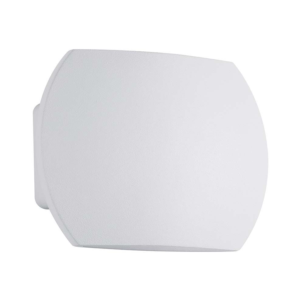 Plafond mur Bocca WL LED 2x3W Aluminium blanc