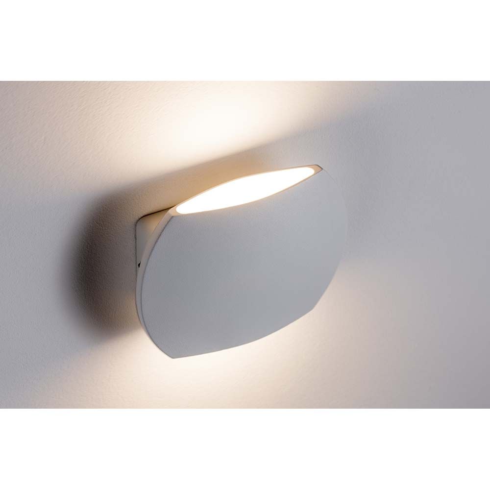 Plafond mur Bocca WL LED 2x3W Aluminium blanc