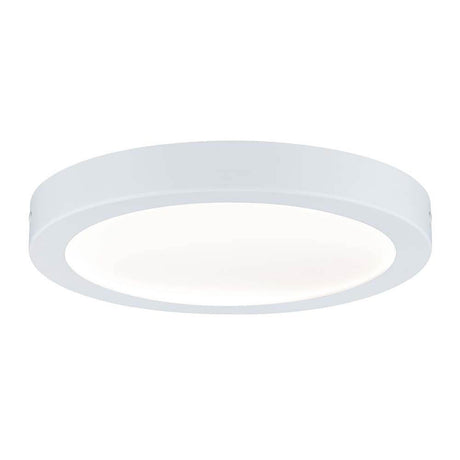 Wandleuchte Abia LED-Panel 300mm 22W Weiß mit flachem Design und gleichmäßiger Lichtverteilung.
