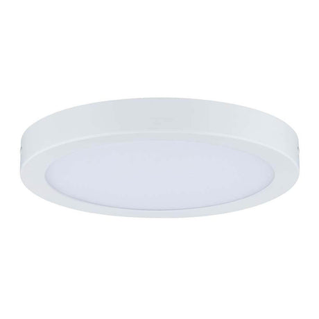 Wandleuchte Abia LED-Panel 300mm 22W Weiß - moderne Deckenleuchte mit gleichmäßiger Lichtverteilung in Weiß.