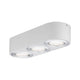 Wandleuchte Argun LED 3x4,8W Weiß Alu-Gebürstet mit modernem Design und dimmbaren Funktionen.