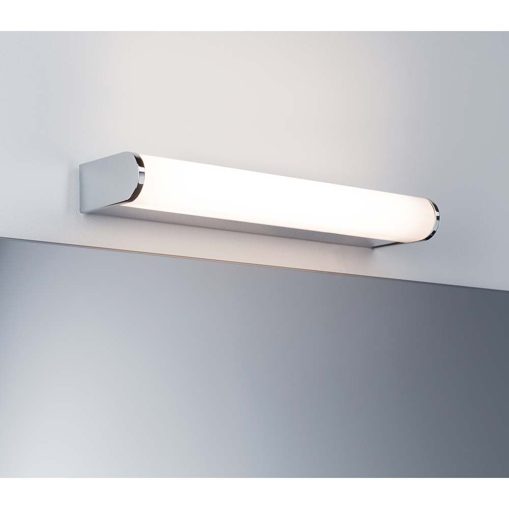 Vägglampa arneb ip44 LED 1x9w krom aluminium akryl