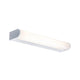 Wandleuchte Arneb IP44 LED 1x9W Weiß Alu Acryl – moderne Badbeleuchtung mit satinierter Acrylabdeckung.