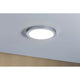Wandleuchte Atria LED-Panel 220mm 15W 4000K an der Decke montiert mit neutralweißem Licht.