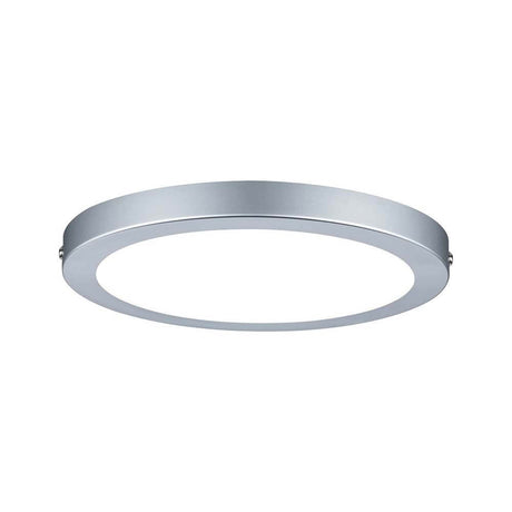 Wandleuchte Atria LED-Panel 220mm 15W 4000K in Chrom matt für gleichmäßige Raumausleuchtung.