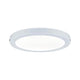 Wandleuchte Atria LED-Panel 220mm 15W 4000K Weiß - flache, runde Deckenleuchte in Weiß matt mit gleichmäßiger Ausleuchtung.