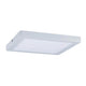 Wandleuchte Atria LED-Panel 220x220mm 20W Weiß - flache, moderne Deckenleuchte mit warmweißem Licht.