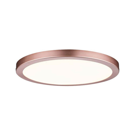 Wandleuchte Atria LED-Panel 300mm 22W Rosegold mit warmweißem Licht und flacher Bauweise.