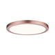 Wandleuchte Atria LED-Panel 300mm 22W Rosegold mit warmweißem Licht und flacher Bauweise.