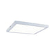 LED-Panel Atria 30x30cm 20W 4000K Weiß in flacher, eckiger Ausführung für gleichmäßige Raumausleuchtung.
