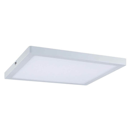 Wandleuchte Atria LED-Panel 300x300mm 24W 2700K Weiß mit flachem Design für gleichmäßige Beleuchtung.