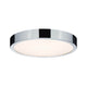 Wandleuchte Aviar LED 20W mit Chromring, ideal für Feuchträume und blendfreies Licht im Badezimmer.