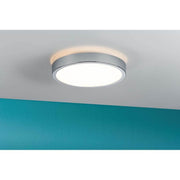 Wandleuchte Aviar IP44 LED 20W Chrom, moderne Deckenleuchte mit Chromoptik und gleichmäßiger Ausleuchtung.