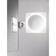 Wandleuchte Bela Kosmetikspiegel IP44 LED 5,7W Chrom Weiß im Badezimmer mit ausziehbarem Gelenk