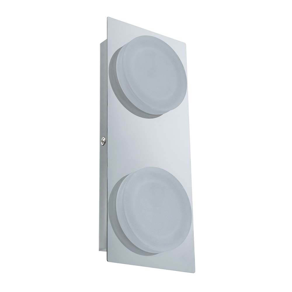 Wandleuchte Doradus IP23 LED 2x5W Chrom mit modernem Design und blendfreiem Licht für das Bad