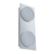 Wandleuchte Doradus IP23 LED 2x5W Chrom mit modernem Design und blendfreiem Licht für das Bad